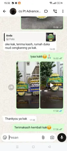 Testimonial Papan Bunga Pernikahan cibogohilir