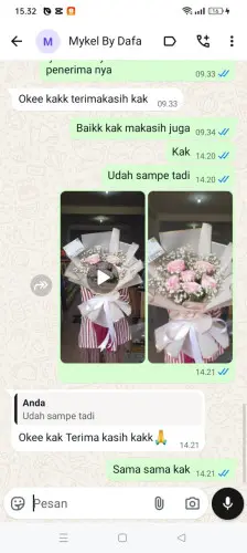 Testimonial Buket Bunga cibogohilir