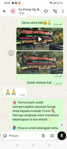 Testimonial Papan Bunga cibogohilir